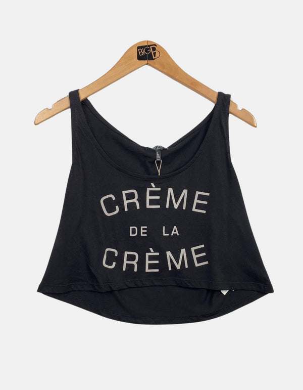 Crème De La Crème Cropped Tank Top